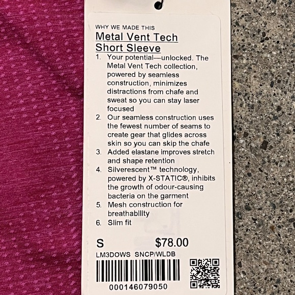 NWT Mens Lululemon Metal Vent Tech Short Sleeve Shirt Sz S- - Picture 4 of 8